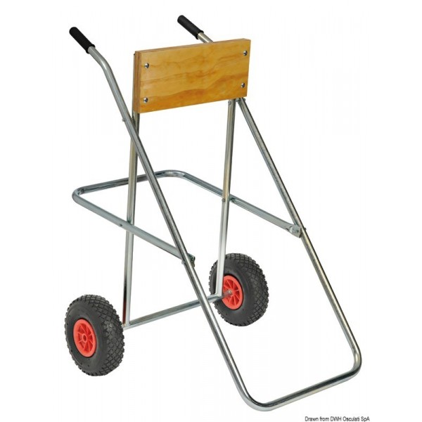 Carrello pieghevole per il trasporto a motore medio - N°1 - comptoirnautique.com