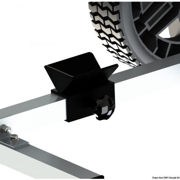 Carrello di trasporto motorizzato con ruote pieghevoli - N°2 - comptoirnautique.com