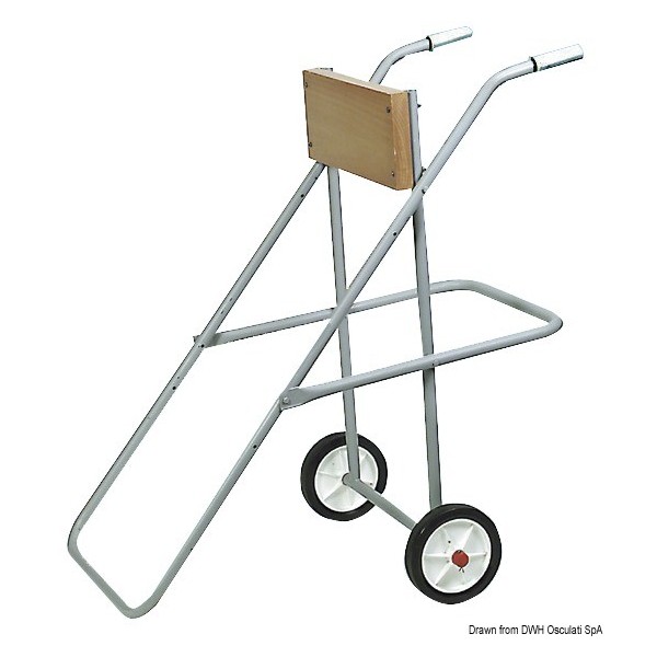 Carrello di trasporto con motore da 25 HP (2T) - 15 HP (4T)  - N°1 - comptoirnautique.com