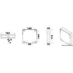 Balcony motor support shelf