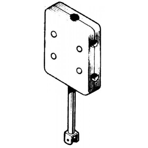 Supporto motore p.fixation balcone di poppa  - N°2 - comptoirnautique.com