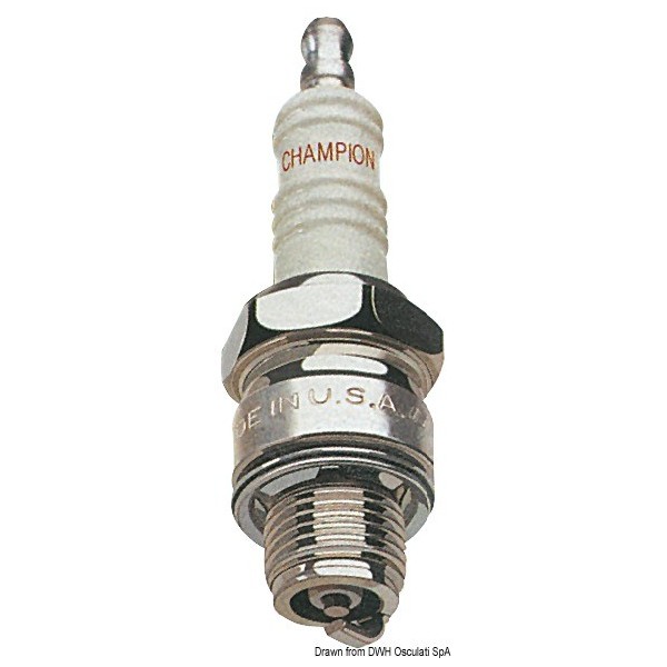 Champion QC10WEP spark plug - N°1 - comptoirnautique.com 