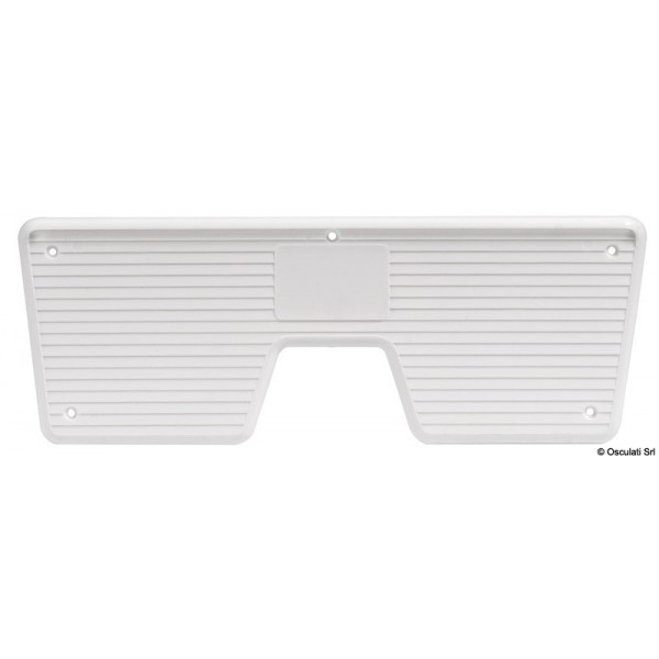 Piastra di protezione della poppa in plastica nera 270x110 mm - N°1 - comptoirnautique.com