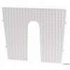 Coperchio di poppa in plastica bianca 430x350 mm - N°1 - comptoirnautique.com