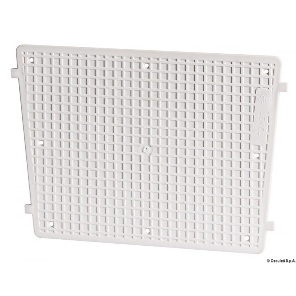 Placa de protección de popa de plástico blanco 300x220 mm - N°1 - comptoirnautique.com