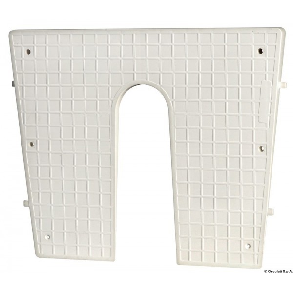 Placa de popa blanca 420x340 mm - N°1 - comptoirnautique.com 