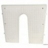 Stern protection plate white 420x340 mm