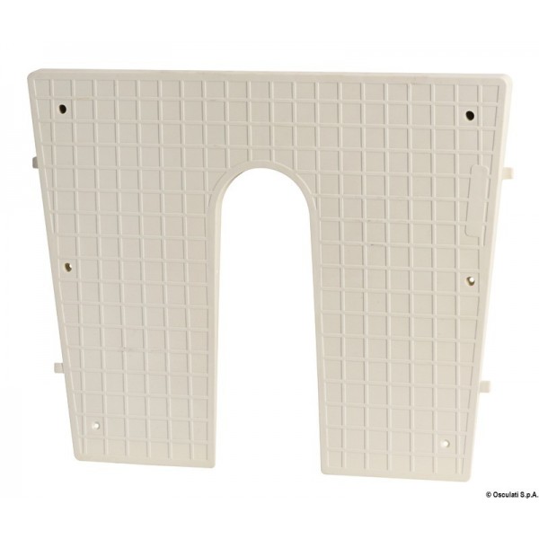 Piastra di protezione di poppa RAL 9001 430x350 mm - N°1 - comptoirnautique.com