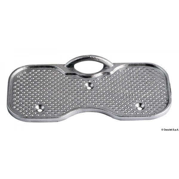 Piastra di poppa in alluminio 200x94 mm - N°1 - comptoirnautique.com