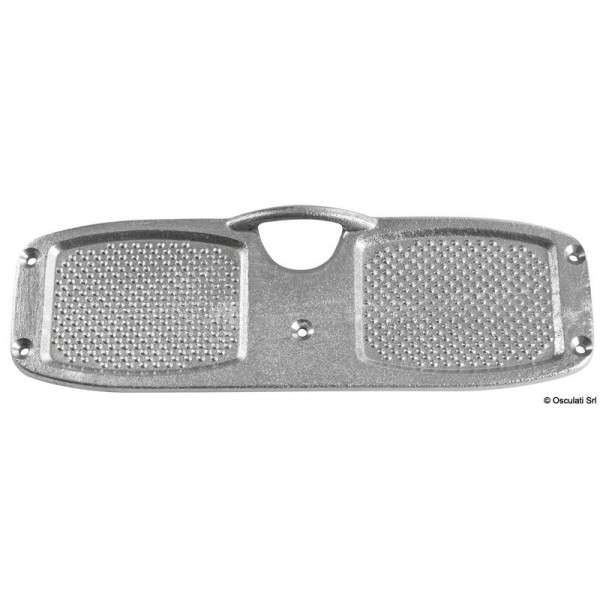 Piastra di poppa in alluminio 316x100 mm - N°1 - comptoirnautique.com