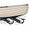 Rullo di lancio in PVC 200 kg - N°1 - comptoirnautique.com