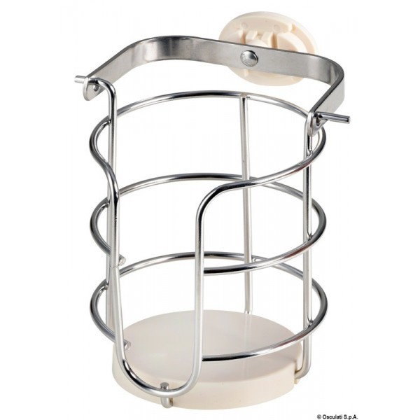 Porte-verre à cardan inox  - N°1 - comptoirnautique.com
