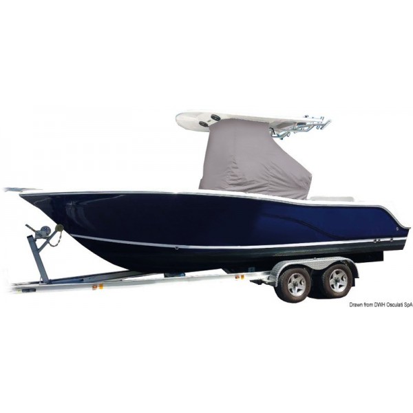 Protection p. console avec T-Top grise petite - N°1 - comptoirnautique.com