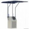 T-Piano retrattile in alluminio blu 1700x1400 mm 