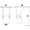 T-Top professionell aus Aluminium 2000x1400 mm  - N°4 - comptoirnautique.com