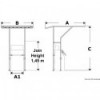 -T Tapa de aluminio 1700 x 1200 x 2050 mm - N°3 - comptoirnautique.com