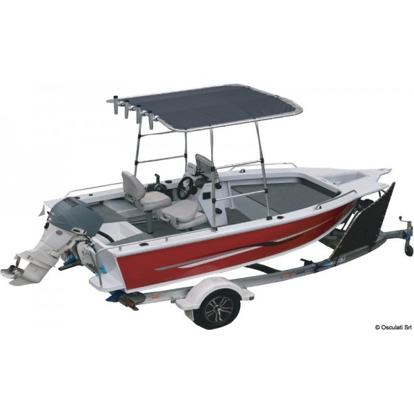 Capota targa de aluminio 1,92 x 1,72 m - N°1 - comptoirnautique.com