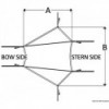Prolunga bimini anteriore per T-Top 275/305 cm - N°2 - comptoirnautique.com
