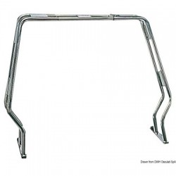 Roll bar inox rabattable...