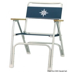 Beach folding chair navy blue