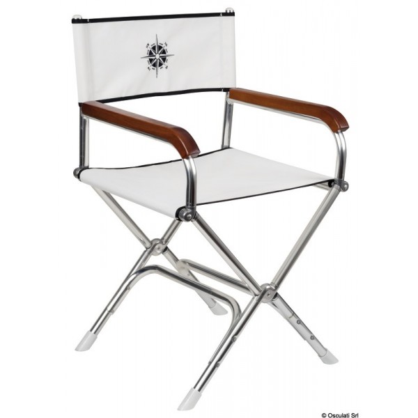 Diector white folding chair - N°1 - comptoirnautique.com 