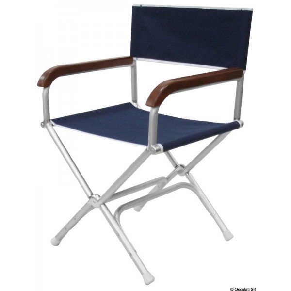 Chaise pliable Diector bleue navy  - N°1 - comptoirnautique.com 