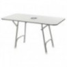 High-quality rectangular folding table 130x73cm