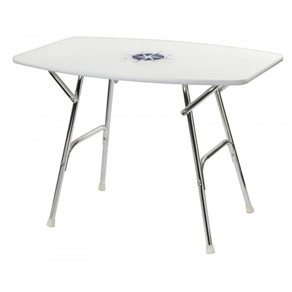 High-quality oval folding table 95x66 cm - N°1 - comptoirnautique.com 