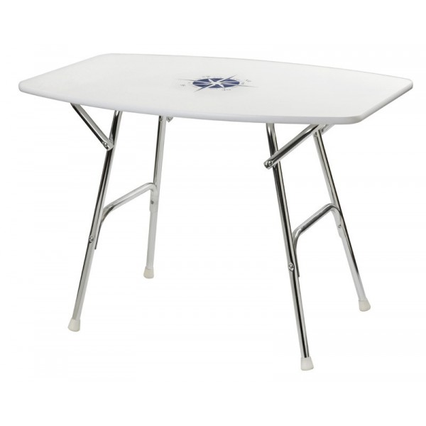 Tavolo ovale pieghevole di alta qualità 95x66 cm - N°1 - comptoirnautique.com
