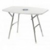 High-quality oval folding table 95x66 cm