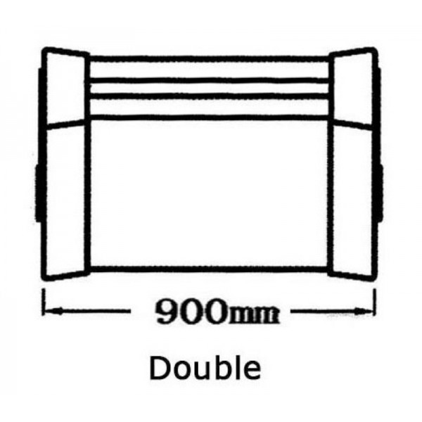 Siège Reverso double avec dossier pivotant dimensions - N°2 - comptoirnautique.com