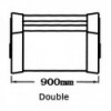 Siège Reverso double avec dossier pivotant dimensions - N°2 - comptoirnautique.com