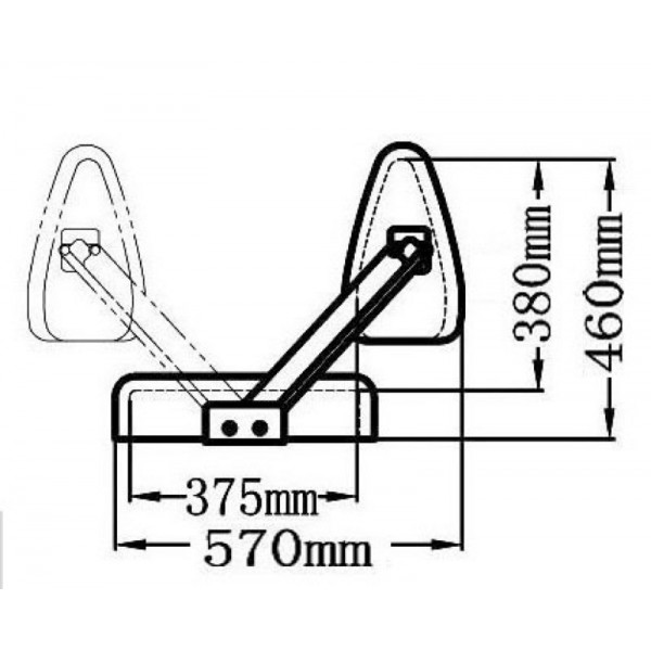 Reverso-Doppelsitz mit drehbarer Rückenlehne - N°3 - comptoirnautique.com