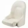 Asiento tapizado compacto abatible H51 blanco