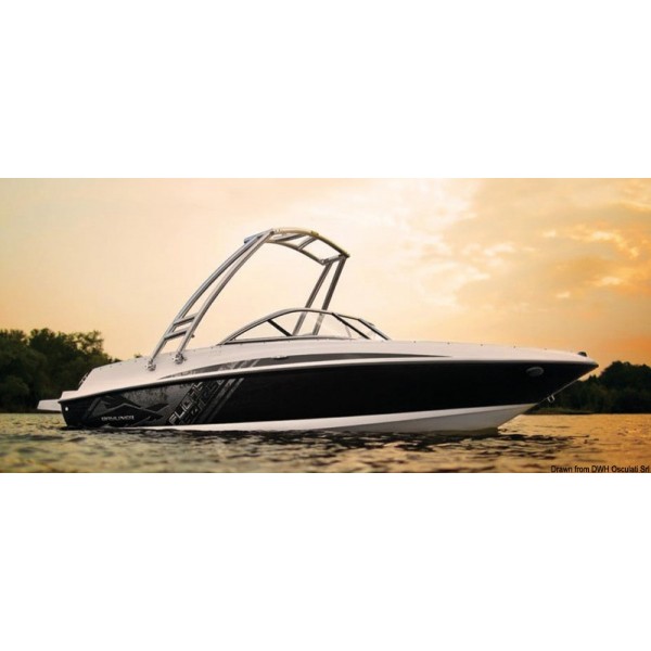 MTK wake tower in alluminio anodizzato - N°1 - comptoirnautique.com