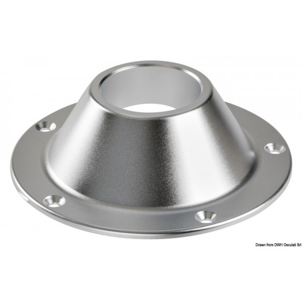 Base in alluminio anodizzato lucido per 48.418.21 - N°1 - comptoirnautique.com