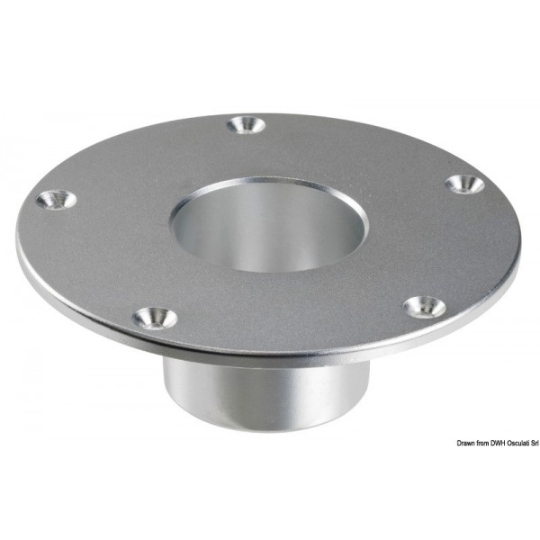 Base in alluminio anodizzato lucido per 48.418.21  - N°1 - comptoirnautique.com