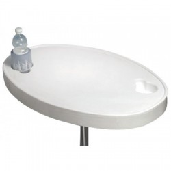 Tavolo ovale in ABS bianco...