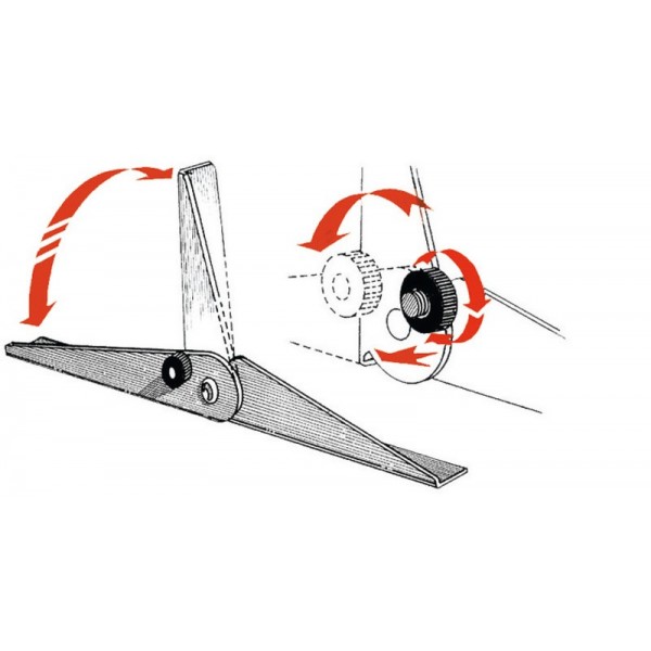 Charnières en inox pour siège - N°1 - comptoirnautique.com