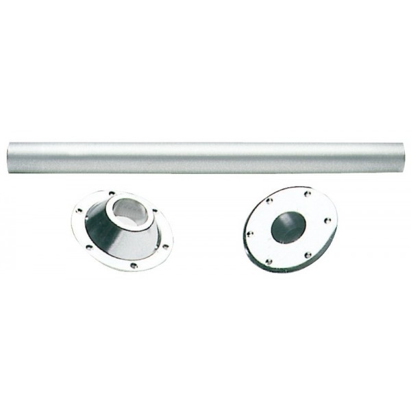 Base del tavolo in alluminio anodizzato 70 cm - N°1 - comptoirnautique.com