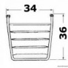 Mini gangway with ladder 36x34 cm - N°2 - comptoirnautique.com 