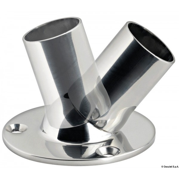 Base girevole per piattaforma con tubo Ø 25 mm - N°1 - comptoirnautique.com