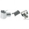 Raccordo a T in acciaio inox per piattaforma con tubo Ø 22 mm