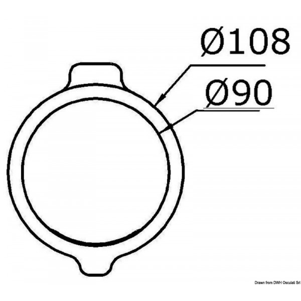 Glas-/Tassen-/Dosenhalter Swing-Out 1/2 Plätze - N°2 - comptoirnautique.com