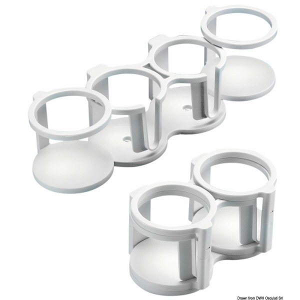 -portabicchieri/tazze/lattine Swing-Out 2/4 posti  - N°1 - comptoirnautique.com