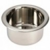 -portabicchieri/lattine in acciaio inox 