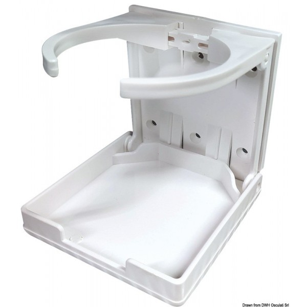 Plastic folding glass holder 100x95 mm - N°1 - comptoirnautique.com