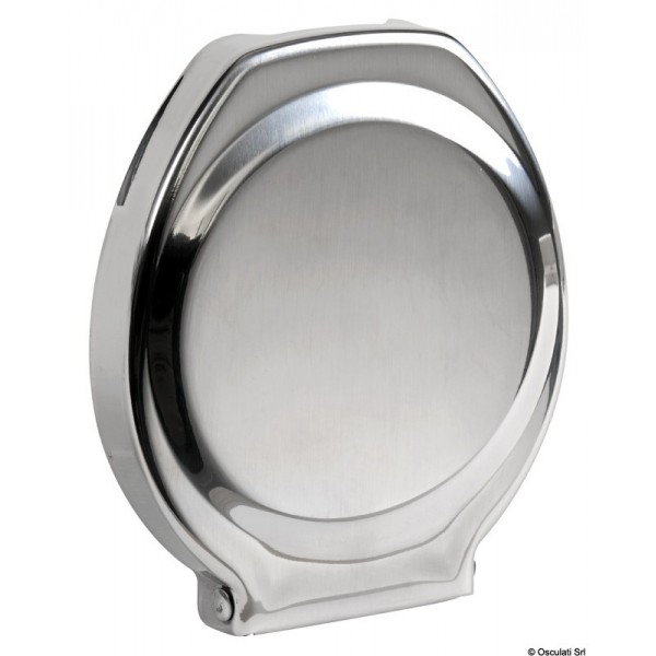 -portabicchieri/lattine pieghevole in acciaio inox lucidato107x91x14mm  - N°2 - comptoirnautique.com