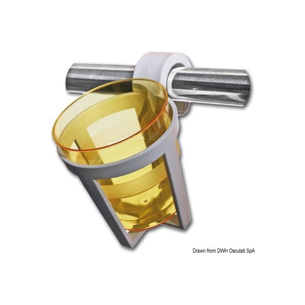 Set di 3 supporti-bicchieri di plastica Ø 25-30 mm - N°2 - comptoirnautique.com