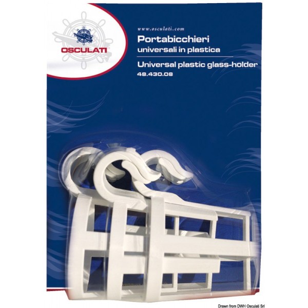 Kit porta-3p. bicchieri in plastica Ø 25-30 mm  - N°3 - comptoirnautique.com
